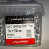 12G X 35Mm Galvanised Hex Flange Head Timber Screw (200Pack /500 Pack)
