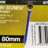 Bremick - Heavy Duty Timber Screws 10g x 80mm Blue Ruspert Finish