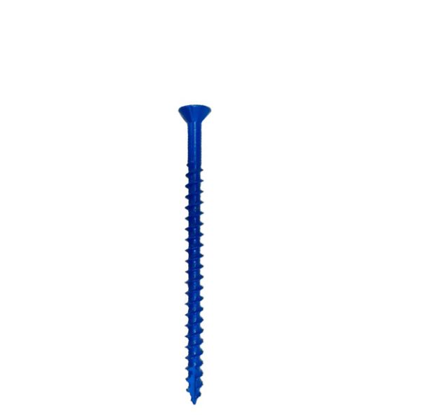 screw blue90 Bremick - Heavy Duty Timber Screws 10g x 80mm Blue Ruspert Finish