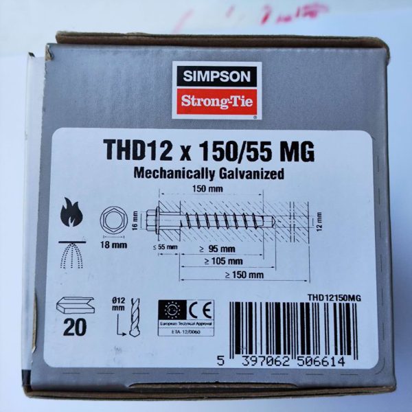 图片_20241029223311 Simpson-Hex Head Galvanised Concrete Screw Bolt M12 x 150mm