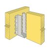 Joist Hanger Galvanised  46x180x1mm - Kiwi nails
