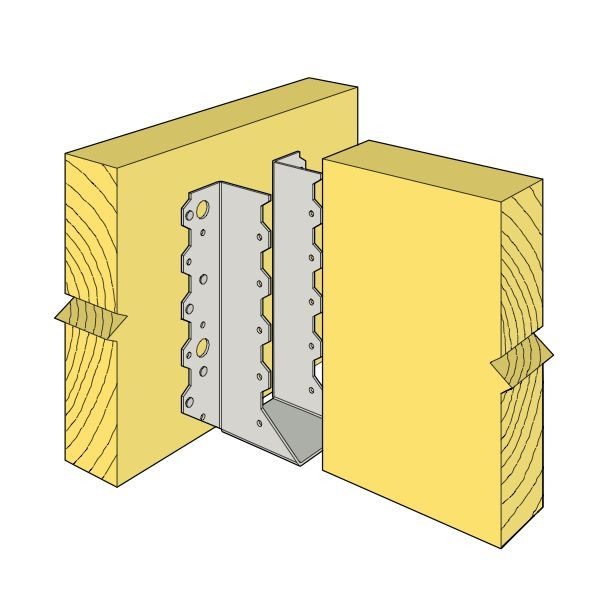Joist Hanger Galvanised  46x180x1mm - Kiwi nails