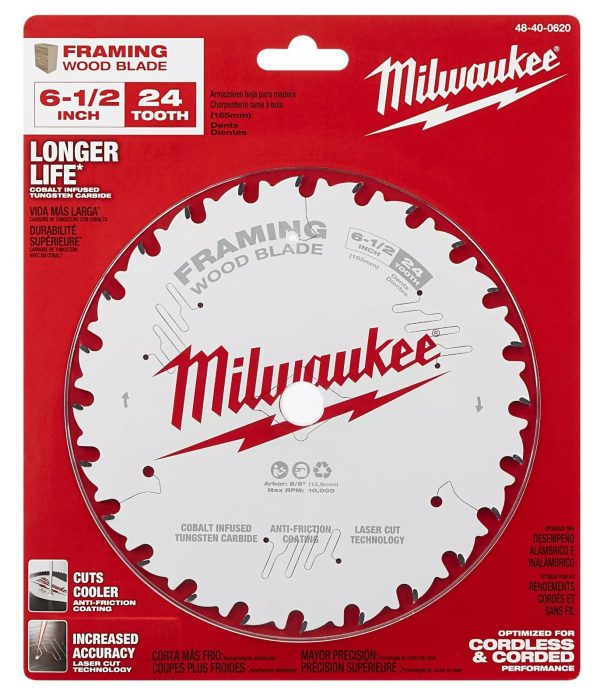 s-l1600 Milwaukee Framing 24T Circular Saw Blade 165mm